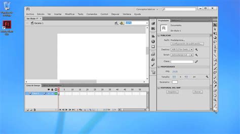 Curso Flash Cs6 Capítulo 1 03 La Interfaz De Usuario Youtube