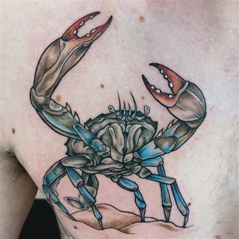 Aggregate More Than 70 Tattoos Of Crabs Super Hot Thtantai2