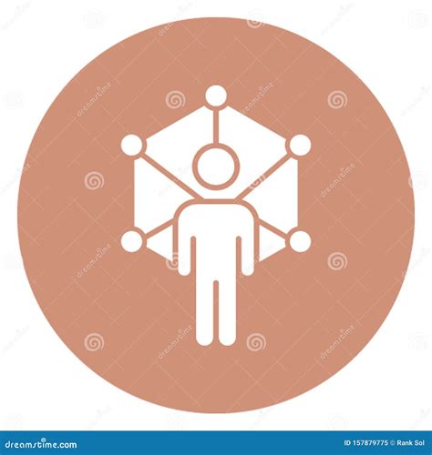 Community Manager Connected Users Vector Icon Which Can Easily