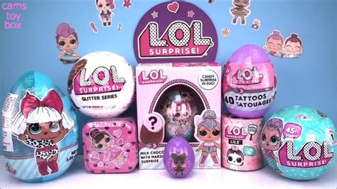 Easter Eggs Lol Surprise Series 1 Glitter Lils Tins Dolls Unboxing Toys