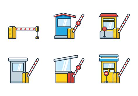 Toll Booth Icon 151094 Vector Art At Vecteezy