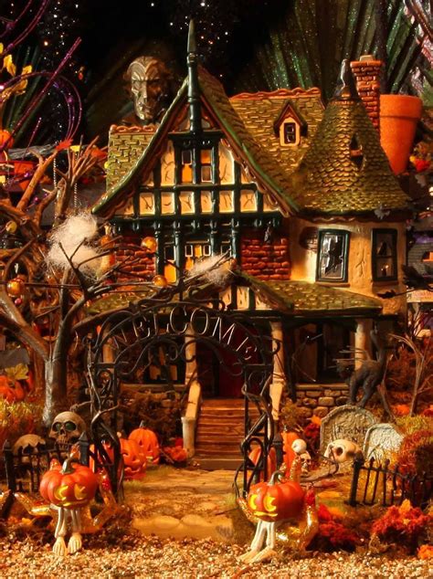 Watch The Leaves Fall Halloween Village Display Halloween Village