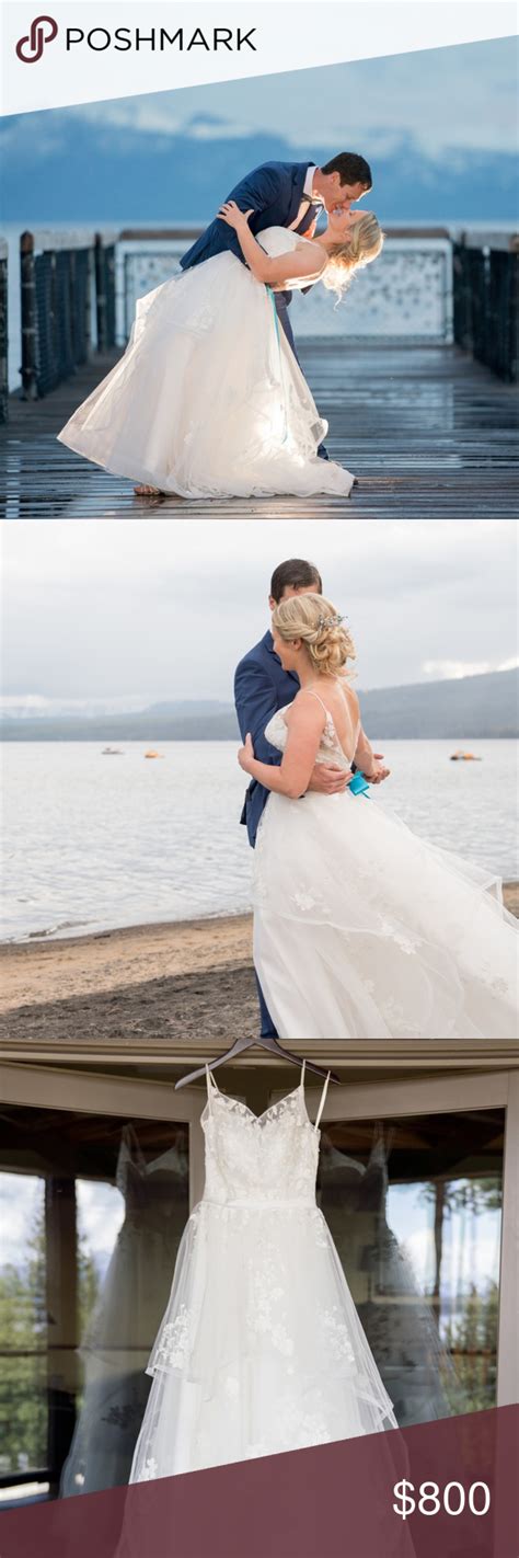 Limited time sale easy return. Casablanca BL219 Size 10 Wedding Dress, worn once ...