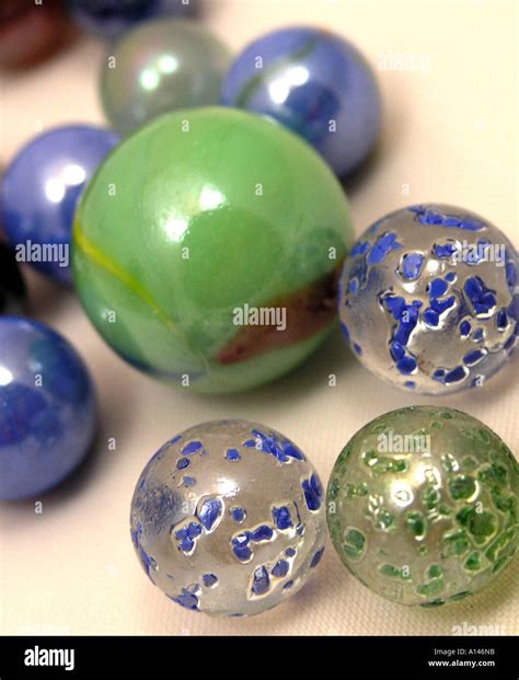 Coloured Glass Marbles Stock Photo Alamy
