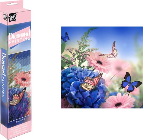 Diamond Painting - Blomster - 30x30 Cm | Se tilbud og køb på Gucca.dk