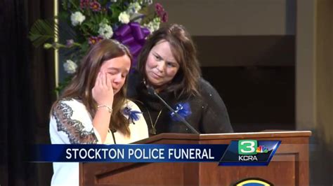 funeral honors stockton officer killed in hit and run crash youtube
