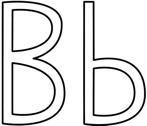 These are suitable for preschool, kindergarten and first grade. Letter b coloring pages to download and print for free