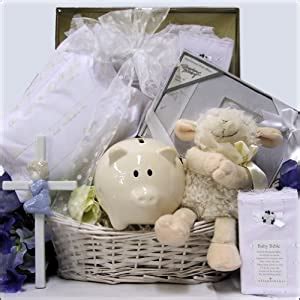 Custom gifts for him, custom gifts for her Bless This Baby Boy: Christening/Baptism Gift Basket ...