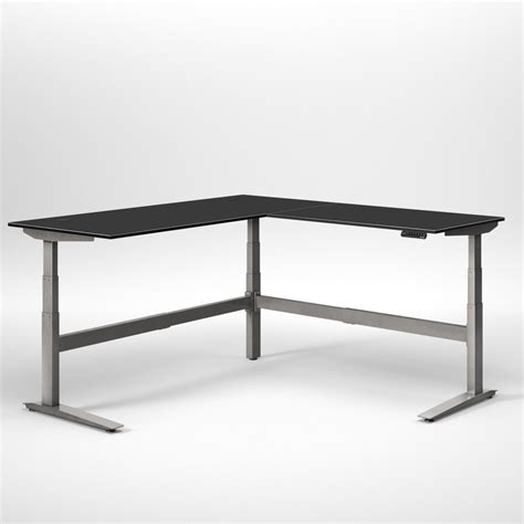 Jarvis L-Shaped Standing Desk | Desk, Standing desk, Adjustable standing desk