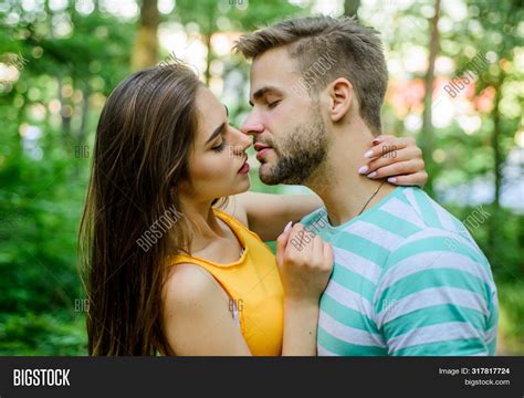 Giving Kiss Seduction Image And Photo Free Trial Bigstock