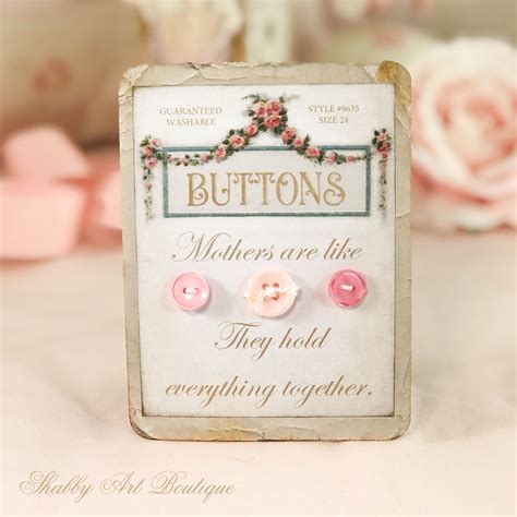 Free Printable Mothers Day Button Cards Shabby Art Boutique