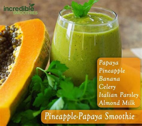 Pineapple Papaya Smoothie Recipe Ingredients 1 Cup Papaya Cubed 1 Cup