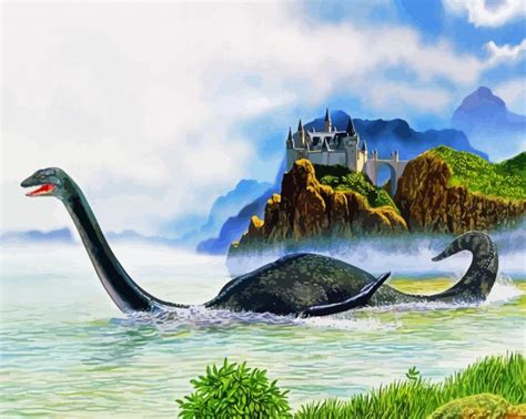 The Loch Ness Monster Paint By Numbers Paintingbynumberskitcom