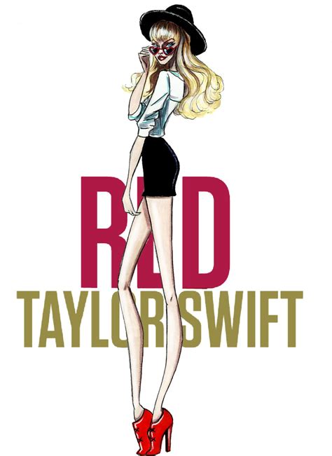 The Taylor Swift Eras Red By Armand Mehidri Taylor Swift Drawing