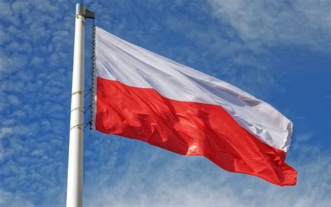 Flag Of Poland Poland Sky Flag Hd Wallpaper Peakpx