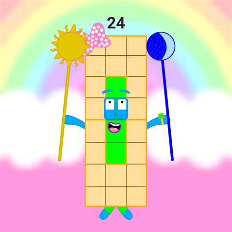 Numberblocks Numberblocks 24 With A Ribbon By December24thda On