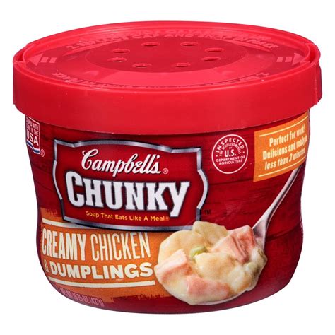 Branded Campbells Chunky Creamy Chicken And Dumplings Soup 1525 Oz 8