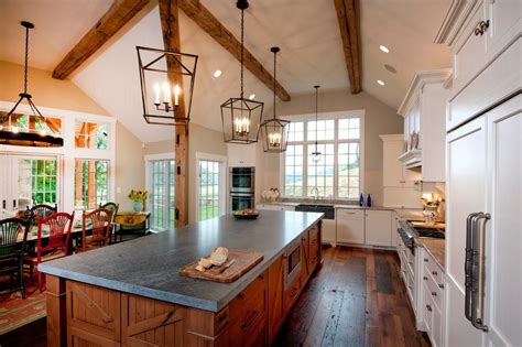 It will also add an element of grandeur. Kitchen image by Ashley Taylor Hunt | Vaulted ceiling ...