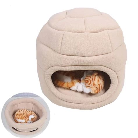 Warm Pet Cat House Cave Beds Puppy Dog Sleeping Bag With Removable