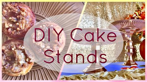 Diy Dollar Tree Pedestal Cake Stands Youtube