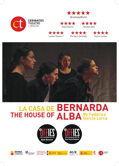 La Casa De Bernarda Alba 2018 Cervantes Theatre