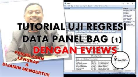 Tutorial Analisis Regresi Data Panel Dengan Eviews Bagian 1 2 YouTube