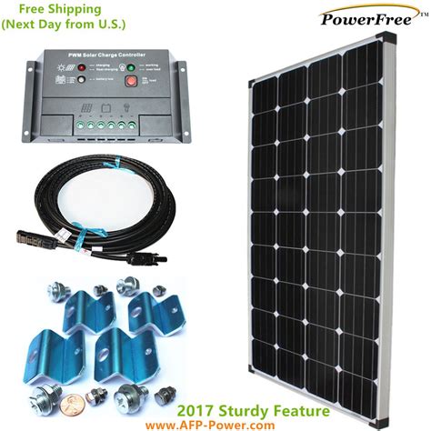 Monoplus Solar Cell 150w 150 Watt Panel Charging Kit For 12v Battery Rv