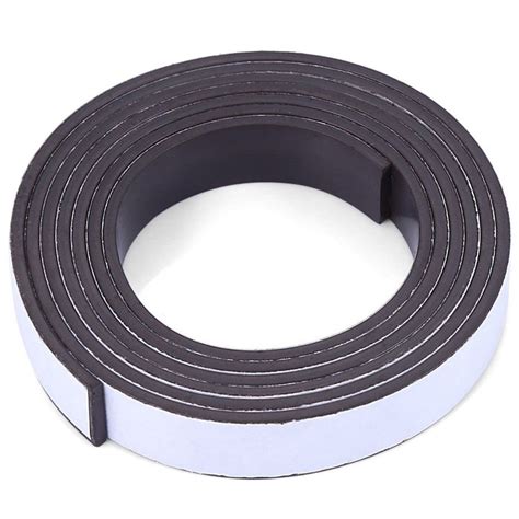 1 Meter Strong Magnetic Strip Self Adhesive Flexible Soft Etsy