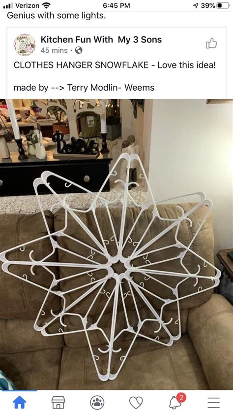Star From Clothes Hangers And Zip Ties Christmas Stocking Hangers