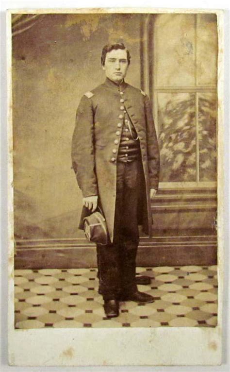 Us Civil War Officer Carte De Visite Soldier Photo