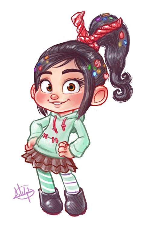 Vanellope Wreck It Ralph Fan Art 34883340 Fanpop