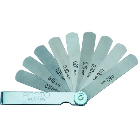 Proto 9 Blade Metric Feeler Gauge Set Albawardi Tools And Hardware