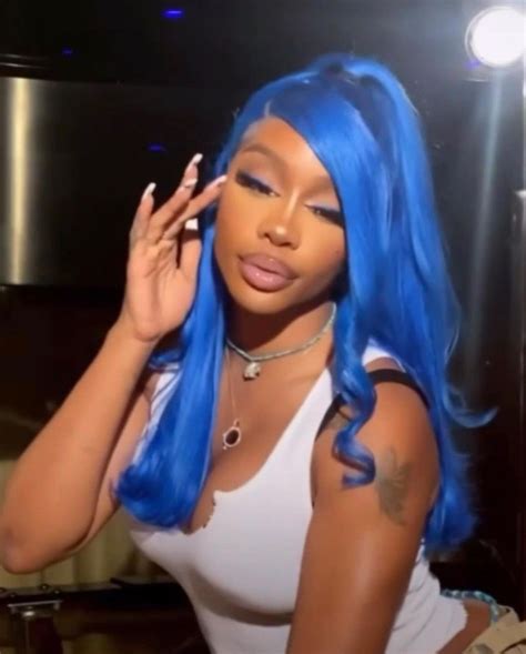 Sza Singer American Singers Blue Hair Hair Goals Cute Pictures Cool Hairstyles Celebrities