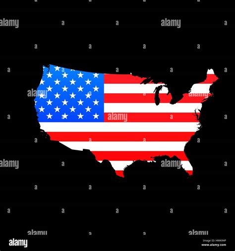 Sintético Foto Mapa De Estados Unidos Con Banderas Mirada Tensa