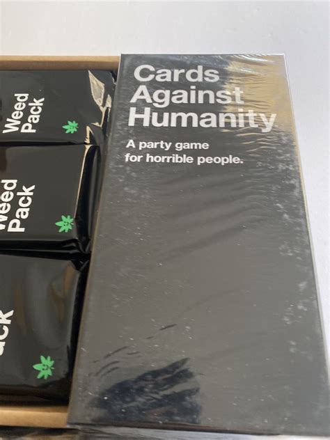 Cards Against Humanity Lot Everything Box Absurd Box Weed Pack Ebay