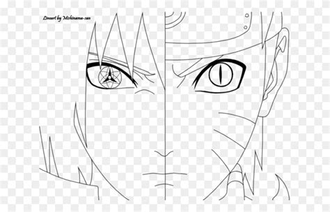 Sasuke Naruto Half Face Drawing Speed Drawing Naruto Vs Sasuke Final