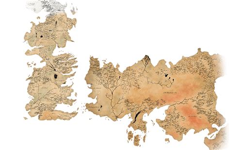 Mapa De Poniente Juego De Tronos Geografia Game Of Thrones