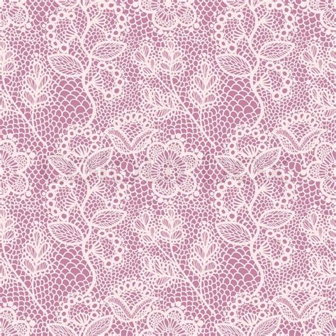 Pink Gentle Seamless Floral Lace Stock Vector Colourbox