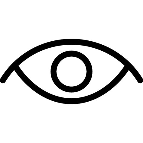 Eye Icon Line Iconset Iconsmind
