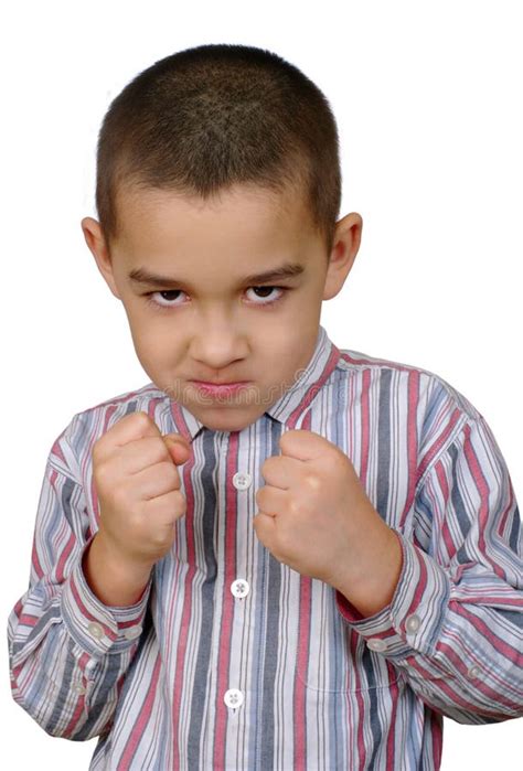 Kid Ready To Fight Stock Image Image Of Crew Emotion 18144623