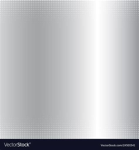 Abstract Silver Gradient Metallic Background And Vector Image
