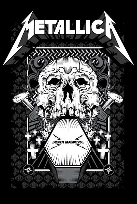 Metallica Artwork Metallica Art Metallica Death Magnetic Rock Band