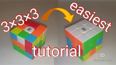 Easiest Tutorial How To Solve A 3×3×3 Rubiks Cube High Quality