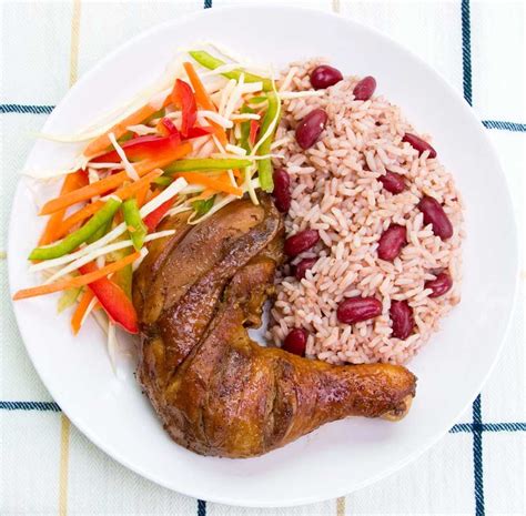 chicken with rice and peas jamaican recipes rice and peas jerk chicken recipe