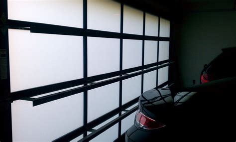 Frosted Full View Garage Interior By Cowart Door Contemporary