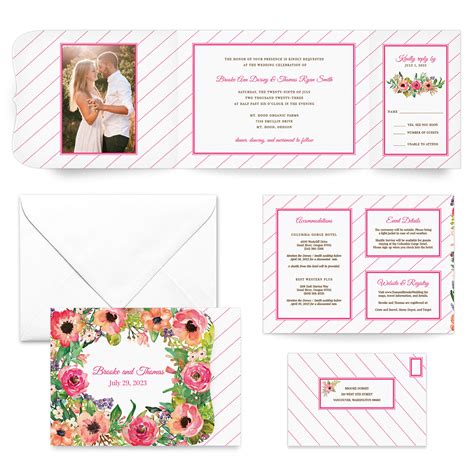 All In One Wedding Invitation Template