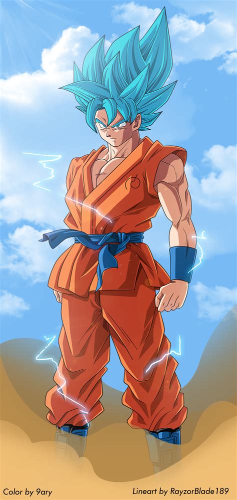 Goku Ssgss By 9ary On Deviantart