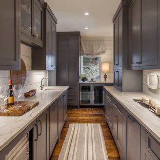 Remodelling dark kitchen cabinets which has bright wood furniture can be a challenge. Shiplap Backsplash Ideas & Photos | Houzz