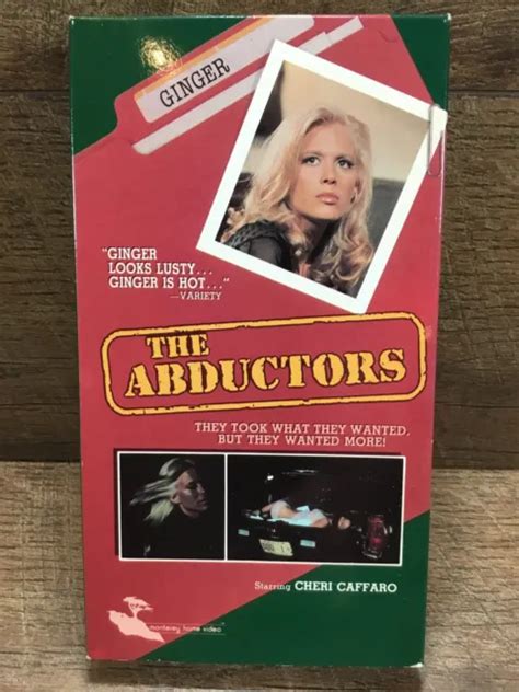 Vhs The Abductors Cheri Caffaro Ginger Crime Sexploitation Slave Rare Cover Picclick