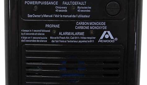atwood propane carbon monoxide detector